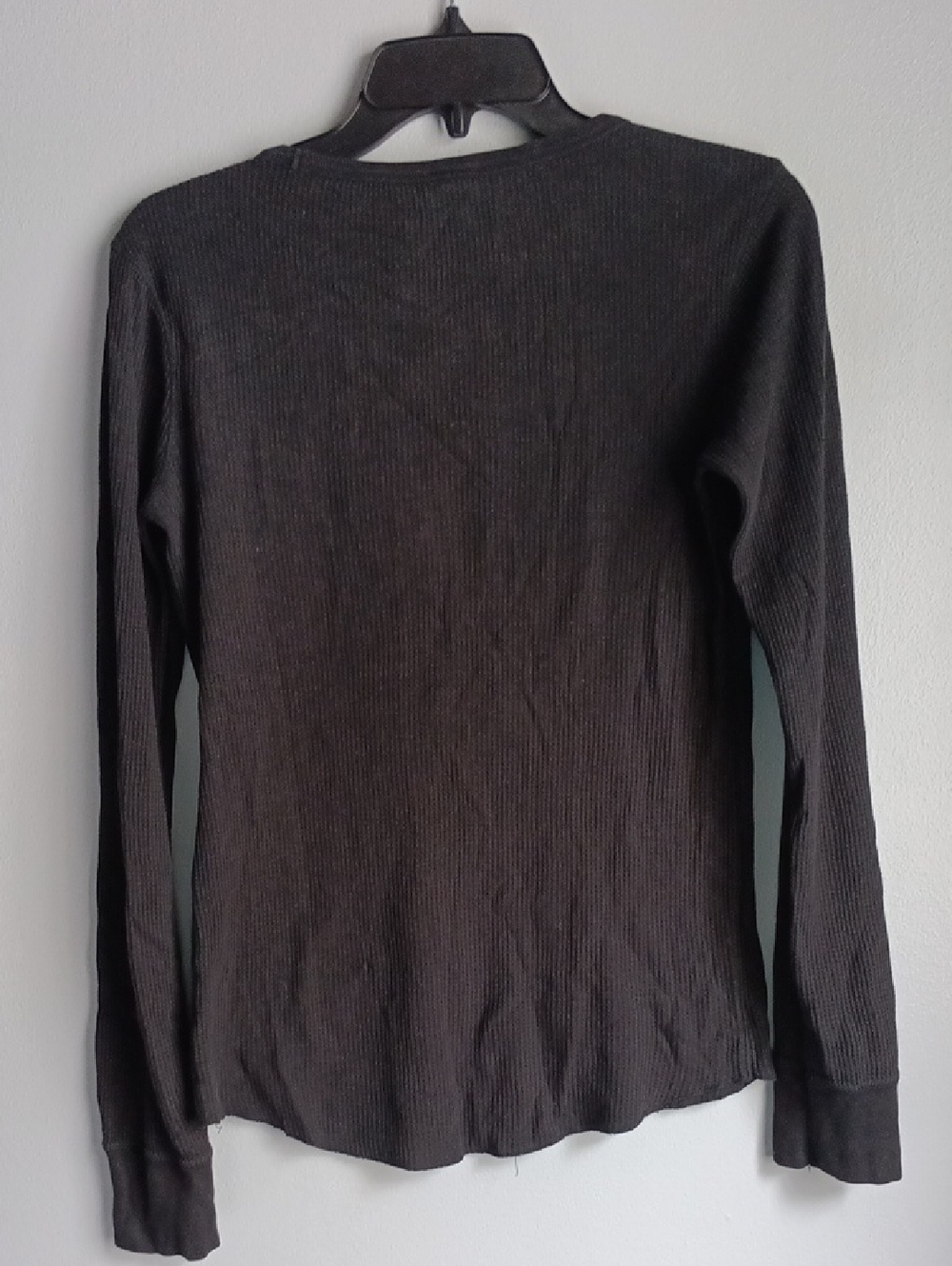 Vintage Lucky Brand Black Cotton Long Sleeve Tee Shirt - Picture 4 of 4